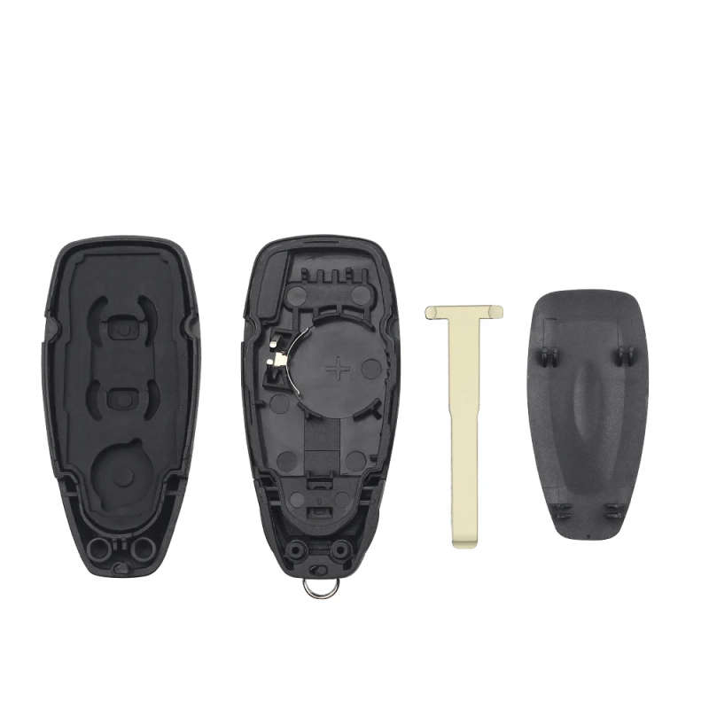 Key Shell Cover Fob 3 Buttons For Ford Focus C-Max Mondeo Kuga Fiesta Smart Remote Car Key Case