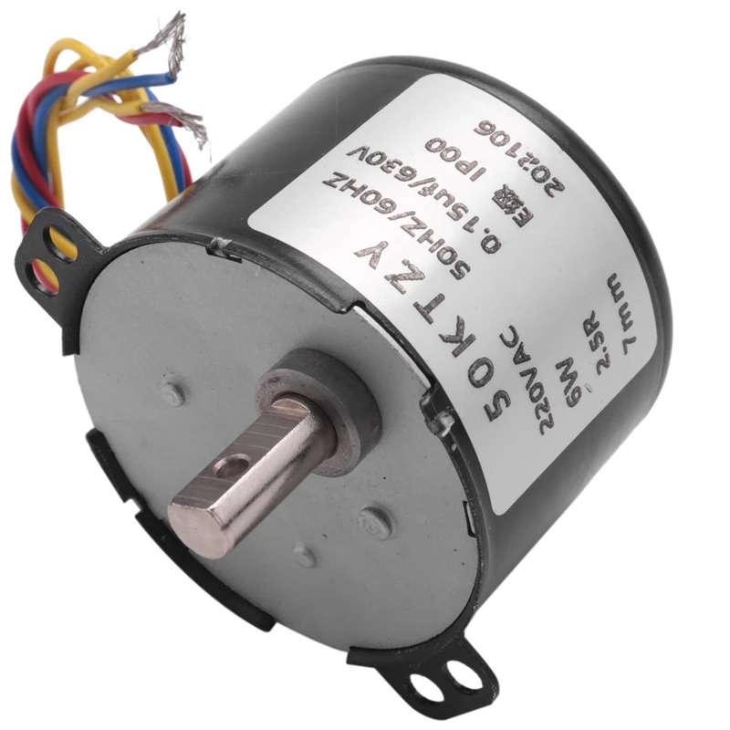 5X 50Ktyz Ac220V 10W 0.5A 2.5R/ Min Permanent Magnet Synchronous Motor Ac Gear Reduction