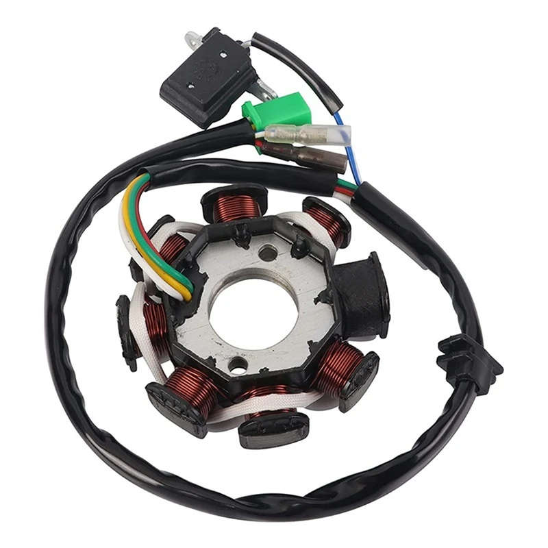 Ignition Stator Magneto 5 Wire DC 8 Pole Coil for GY6 49Cc-180Cc Engine