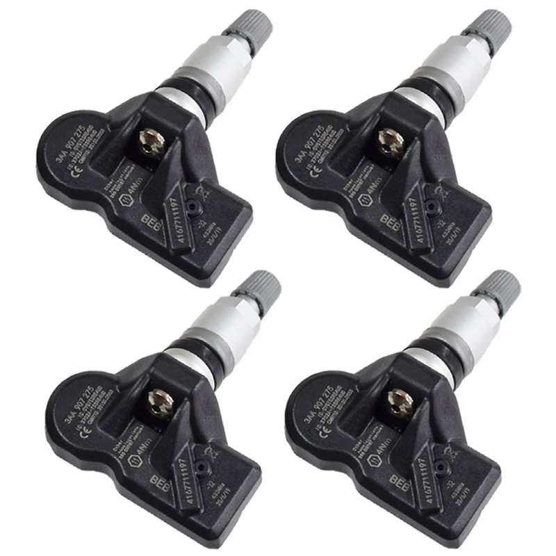 4Pcs New Tire Pressure Monitor Sensor TPMS Sensor For Volkswagen Tiguan CC 433Mhz