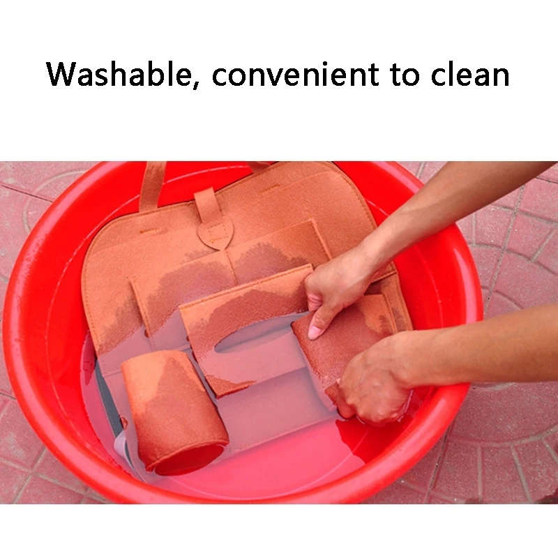 Thicken Felt Cloth Car Seat Back Storage Bag