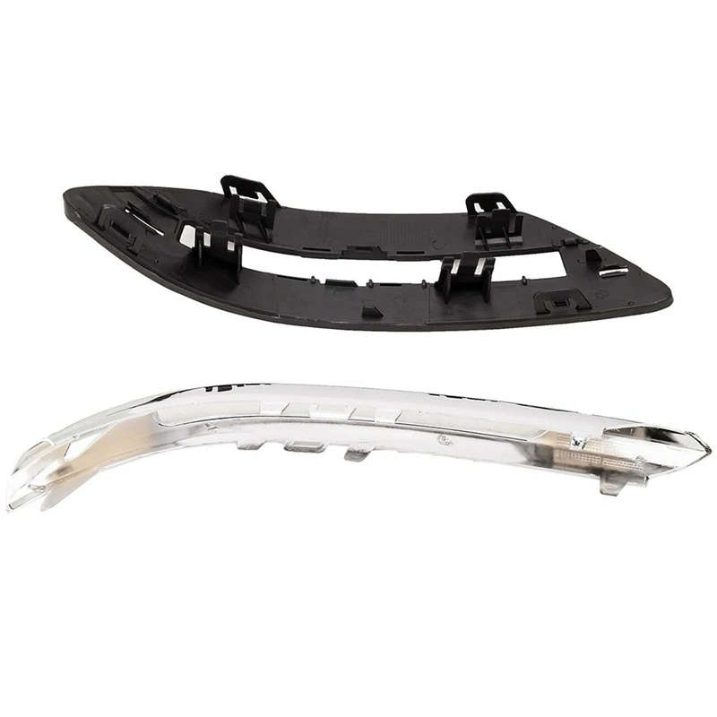 Daytime Running Light Insert Bezel Grille Cover Trim for Mercedes-Benz W204