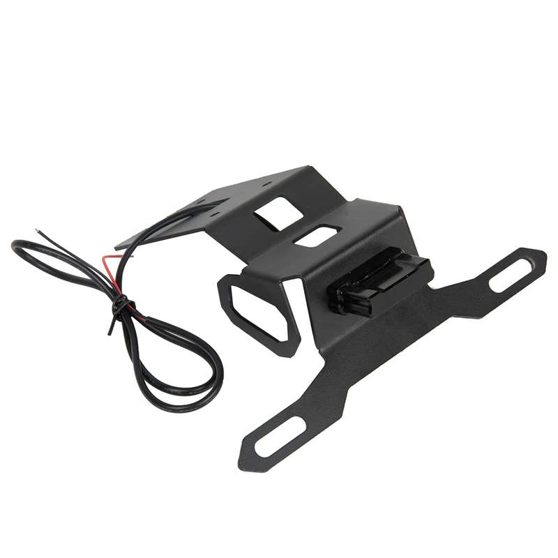 Rear Fender License Plate Frame with LED Light Modified License Plate Frame for Kawasaki Z1000SX