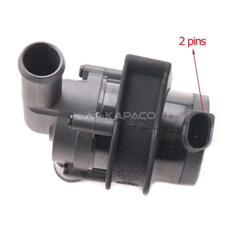 Auxiliary Secondary Water Pump 12V Blushless For Skoda Superb Audi A6 VW Passat Volkswagen