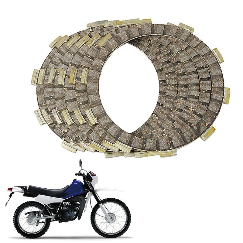 Clutch Friction Plates Kit for Yamaha DT230R DT125E DT125 SDR200 DT125R DT125RE TZR125