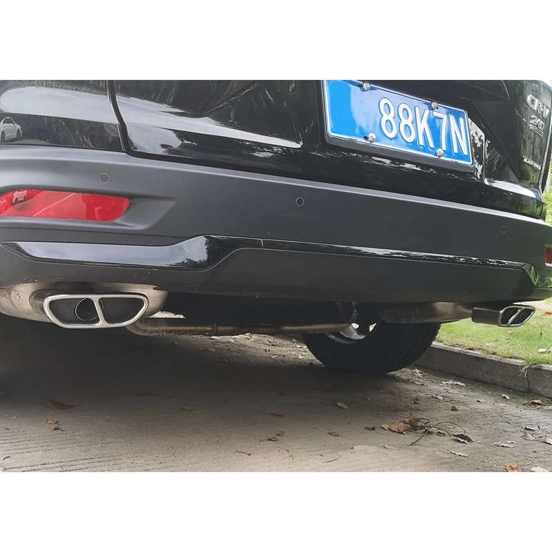 Car Rear Exhaust Muffler Pipe Cover Tail Throat Vent Decoration for Honda BREEZE CRV CR-V 2021