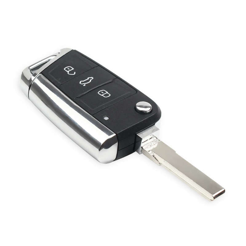 3 Buttons Car Key Shell Case Fob For VW Volkswagen Golf 7 6 4 MK7 T5 Passat B5 Octavia Skoda