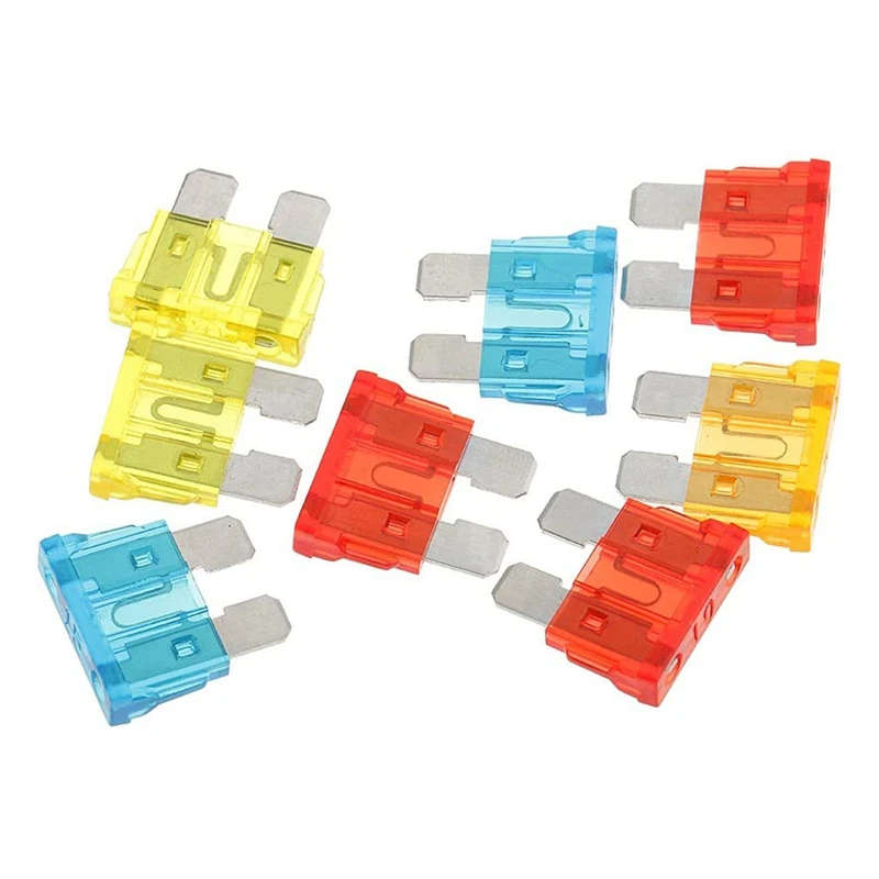 Suitable for Car and Marine Audio 12V 2 Way Relay Fuses Box Bracket with 8 Fuses