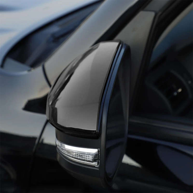Door Side Rearview Mirror Cover Trim ABS for Toyota 4Runner 2017-2020 RAV4 Highlander 2014-2019