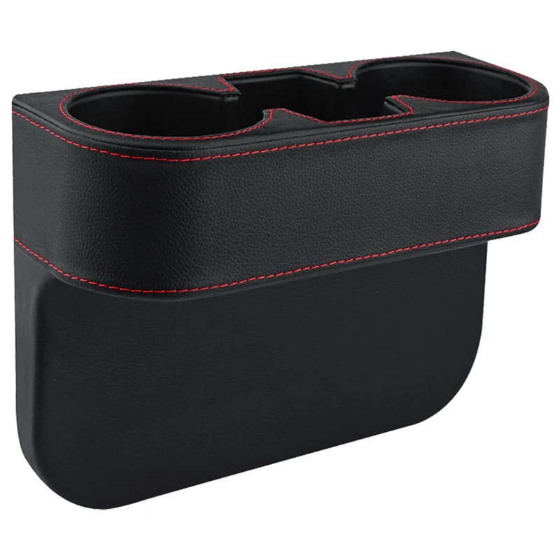 Car Seat Organiser PU Cup Holder Front Seat space Filler Additional Storage Space