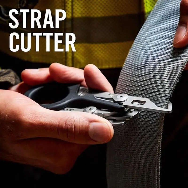 Raptor Emergency Response Shears multifunctional scissors with Strap Cutter and Glass Brea
