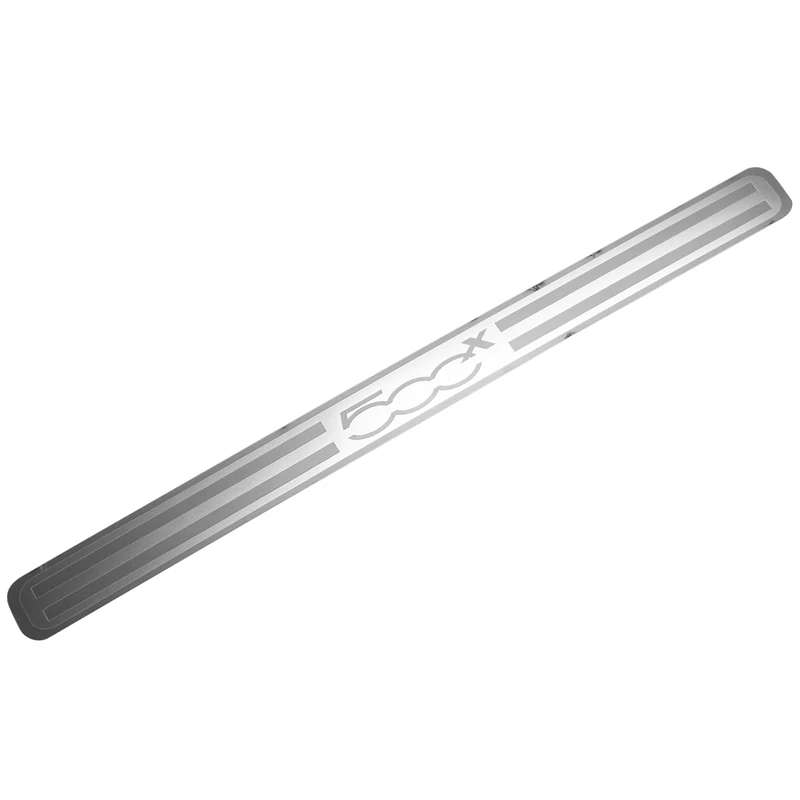 for Fiat 500x Accessories 2014-2017 Car Sticker Stainless Scuff Plate Door Sills Trim Protector