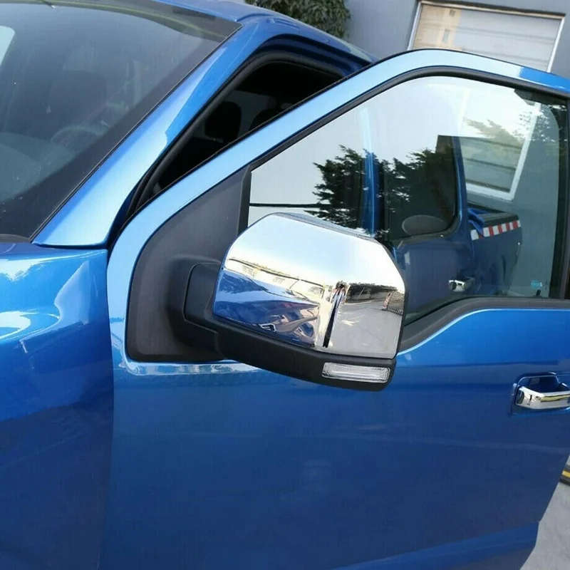 Car Rearview Side Mirror Cap for Ford F150 F-150 2015-19 Side Rear View Decoration Cover Trim