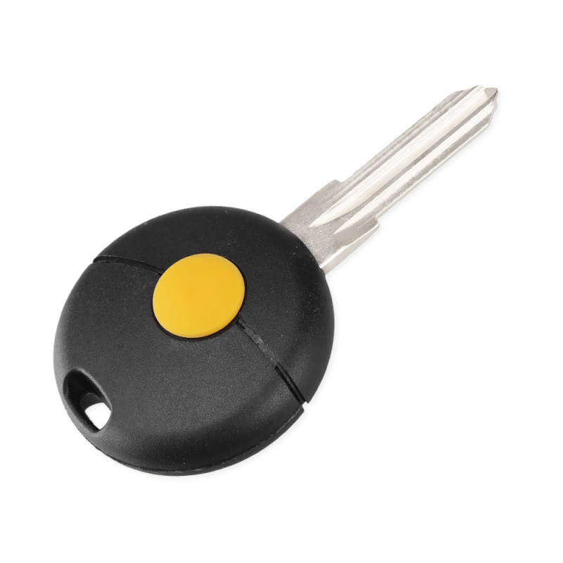 Replacement 1 Button Remote Key Keyless Case For Mercedes Benz Smart Fortwo Coupe Black