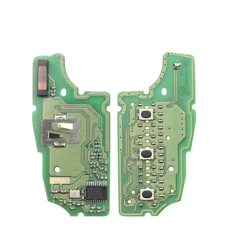 Remote Key Fob Flip For Renault Megane III Dacia Duster Kadjar Captur Symbol FSK 433Mhz 3 Buttons