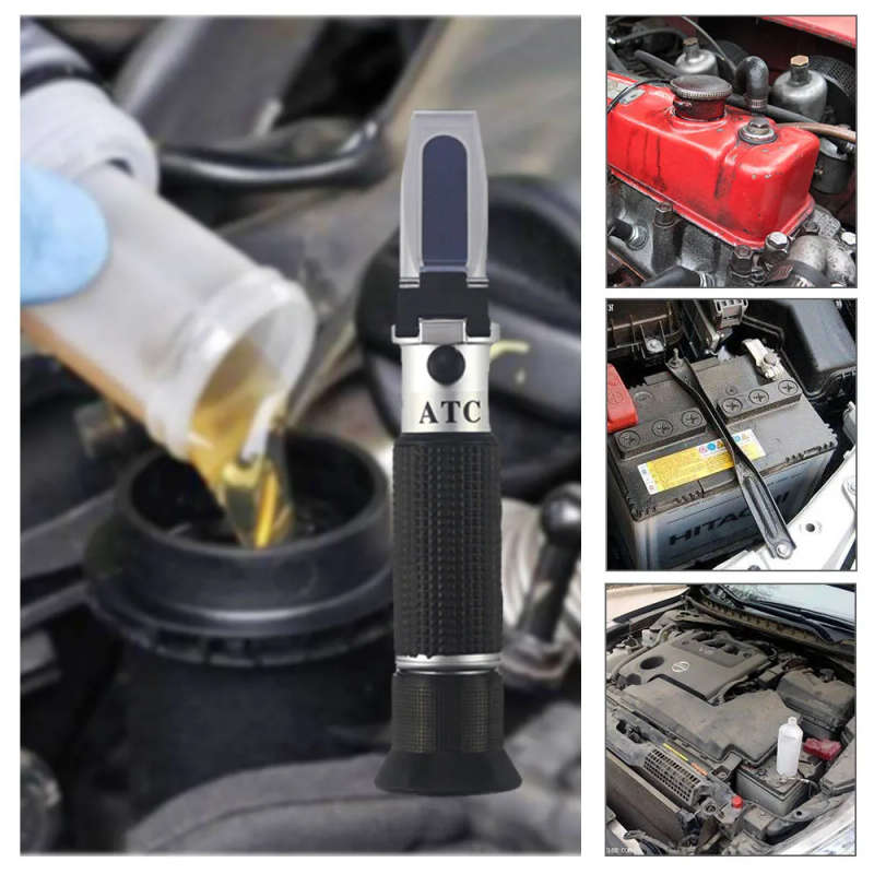 4 in 1 ATC Refractometer Antifreeze Coolant Tester Adblue Engine Fluid Propylene Ethylene