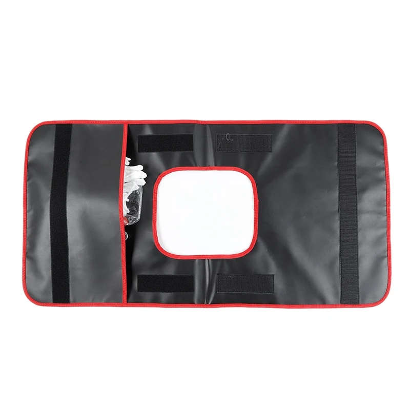 Universal Winch Rope Damper Blanket Safety Flag with Pocket for All Winch Cables, Ropes and Straps