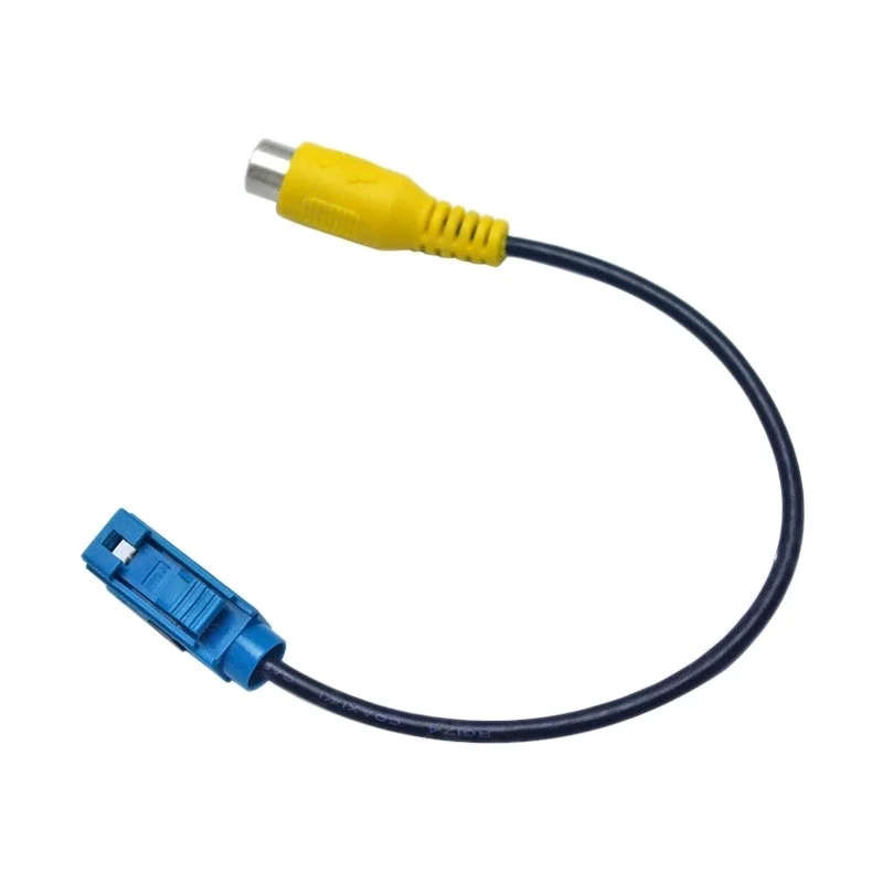 Fakra Reversing AV-IN Camera Video Connection RCA Cable Parking Adapter