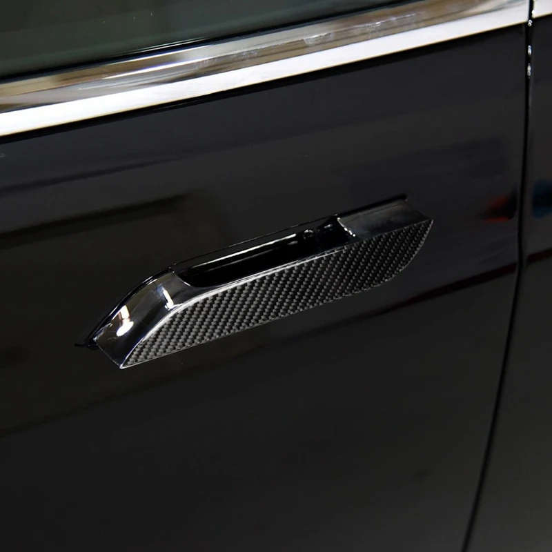 16PCS Car Interior Decorative Sticker for Tesla Model S Stylish Well Protective Trim