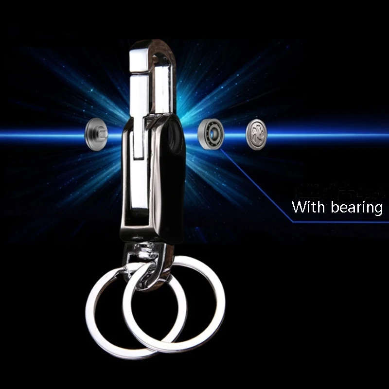2 PCS Car Keychain Men Ladies Waist Hanging Personal Key Ring Bottle Opener