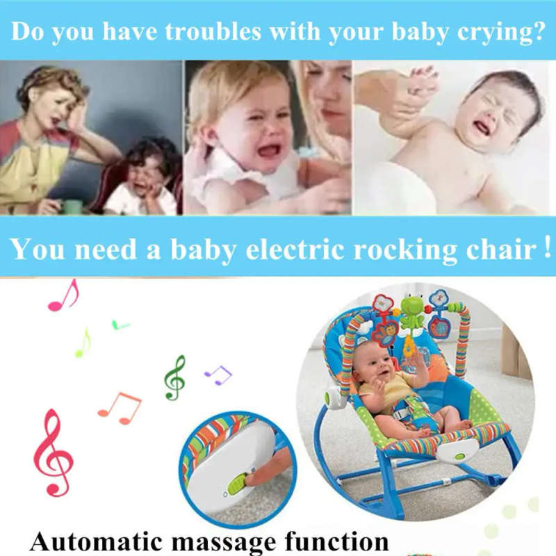 Toddler Baby Rocker( Blue)