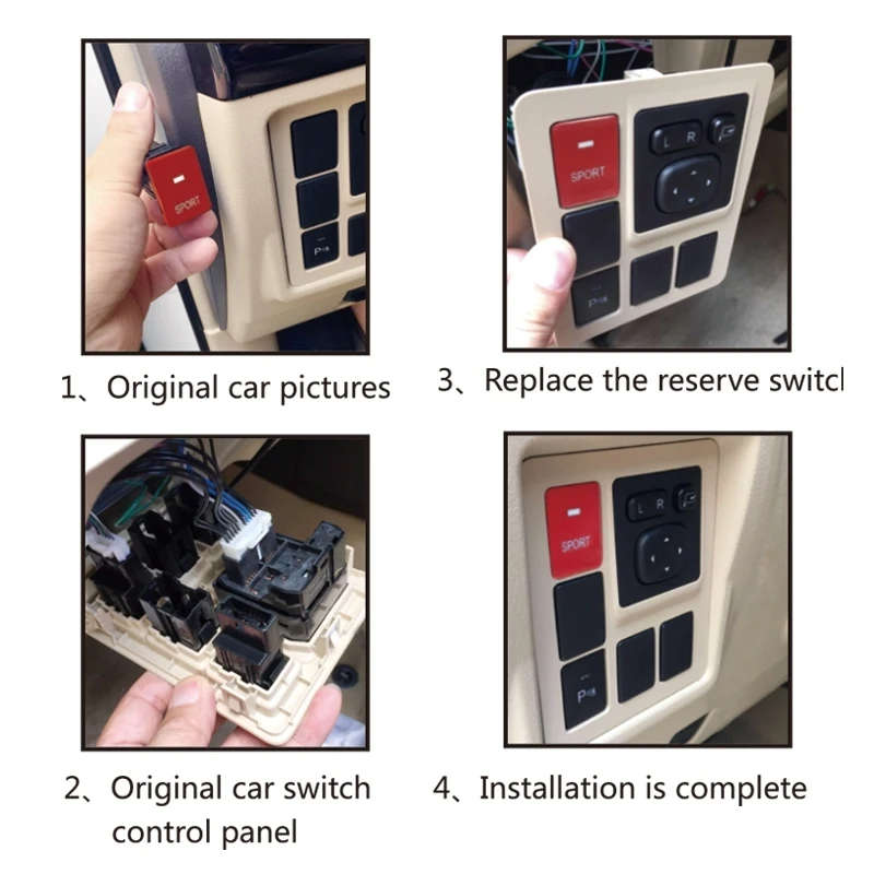 Sipeter Car Power Accelerator Module for Toyota Camry Crown Prado Highlander 2010- 4Runner 2010-
