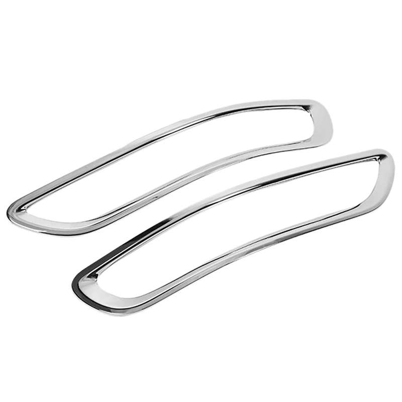 for Kia Sportage KX5 QL 2015-18 ABS Chrome Rear Reflector Fog Light Lamp Cover Trim Bezel Frame