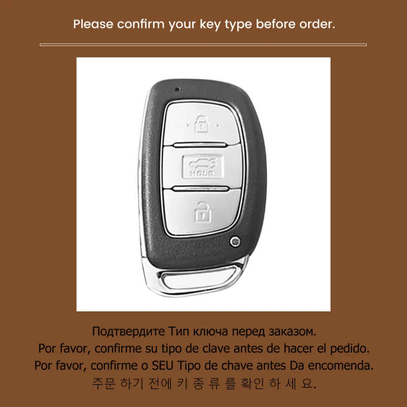 Car Key Case For Hyundai Elantra 2014 2015 2016 2017 Flip Smart Remote Key Fob Cover