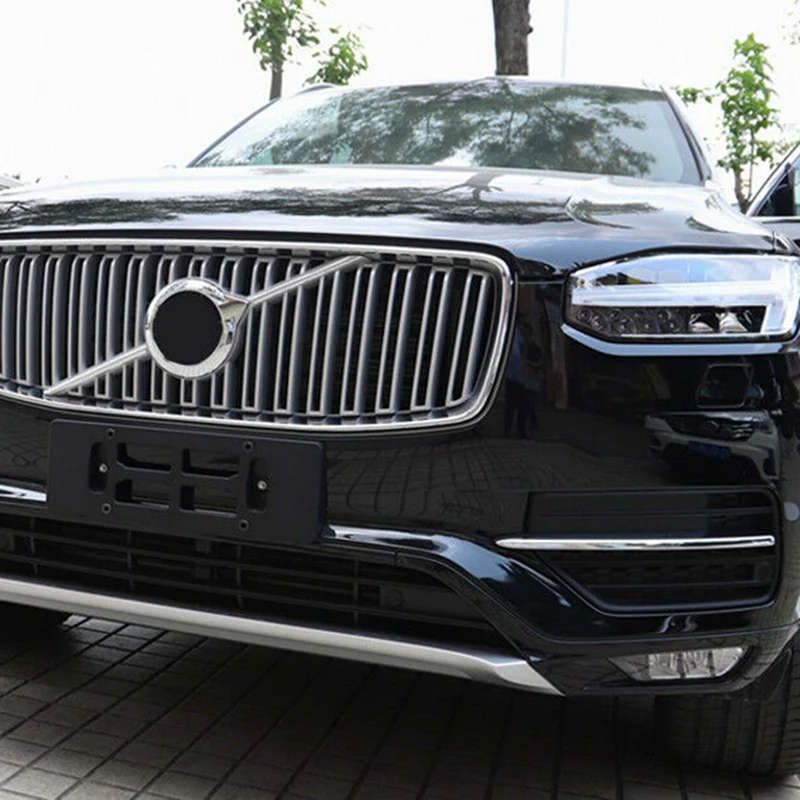 Car Front Bumper Fog Light Eyelid Molding Cover Strip Trim for VOLVO XC90 2016-2020