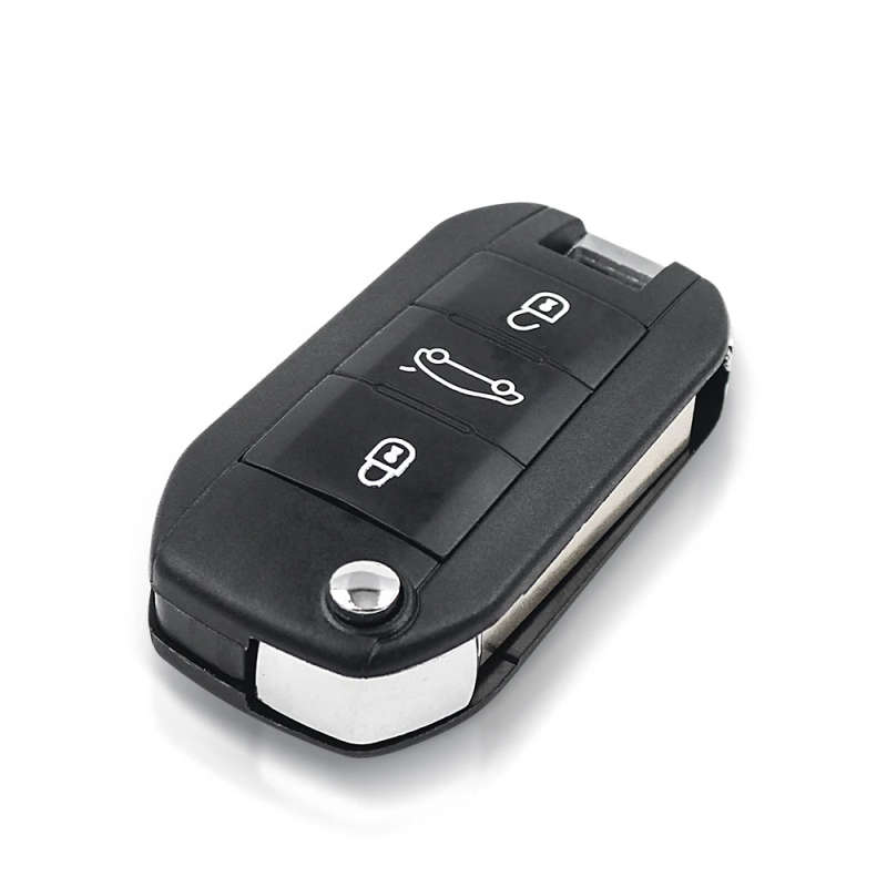 For Peugeot 208 2008 301 308 5008 508 Hella HU83/VA2 Blade 434MHz ID46 Car Remote Key 3 Buttons