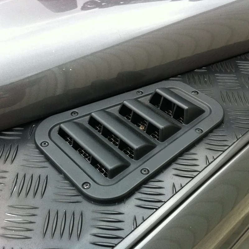 For Land Rover Defender 2004-2019 Car Front Bonnet Vents Hood Side Trim Cover