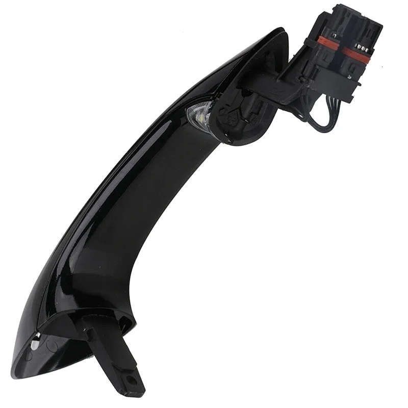 4X Black Outer Outside Exterior Comfort Access Door Handle Set For-BMW 5 6 7 Series