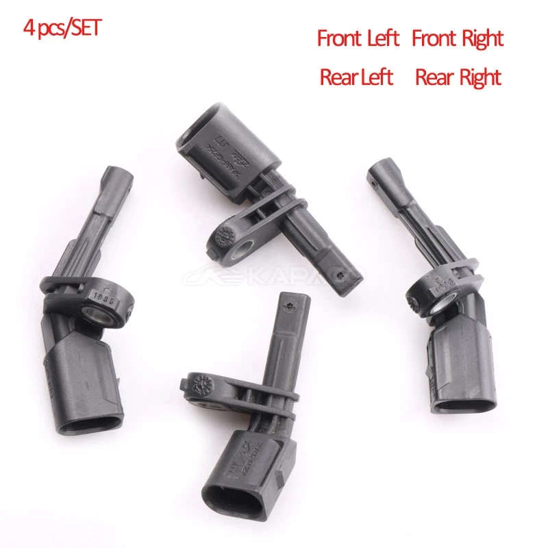 4pcs Speed Sensor For AUDI A3 Q3 TT Skoda Octavia SEAT For VW Volkswagen Tiguan GOLF 5 6