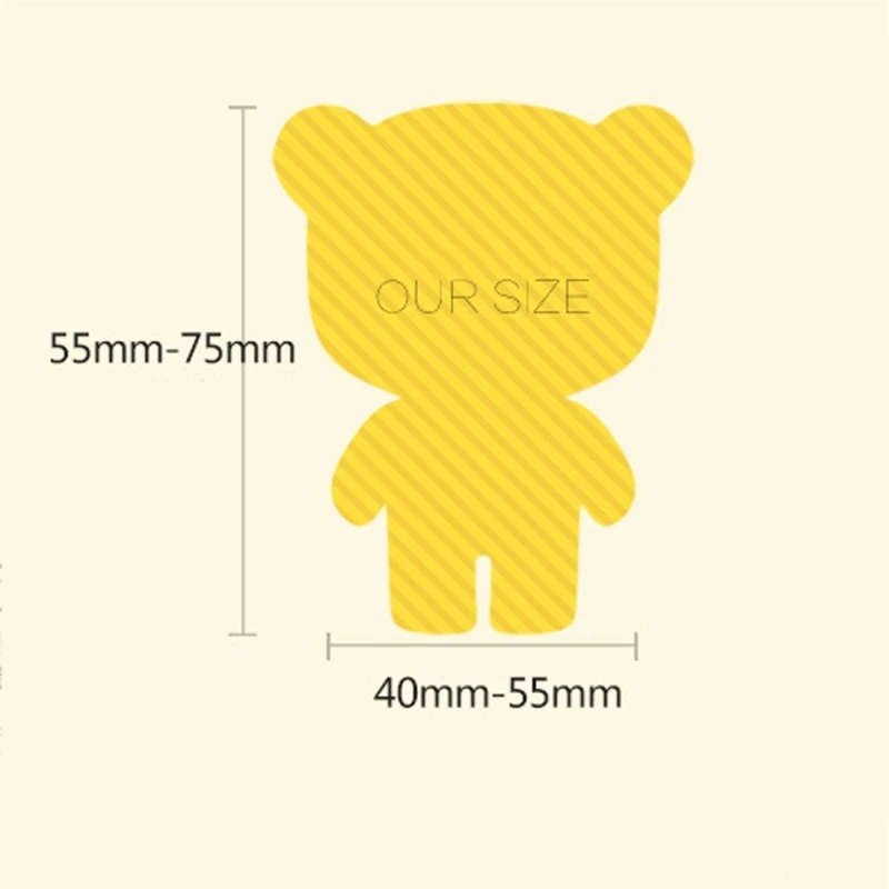 1 PC Cute Cartoon Animal Car Ornaments with 3M Traceless Glue Random Delivery