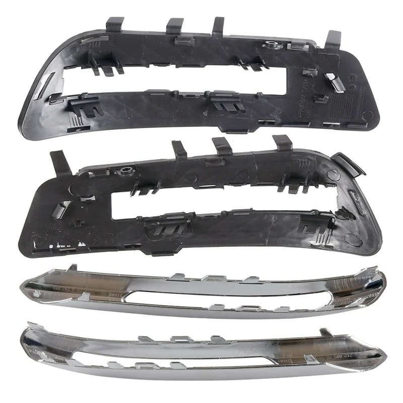 Front Fog Light Lamp Grille Cover Trim for Mercedes Benz W212 E350 E550 2128851523 2128851623
