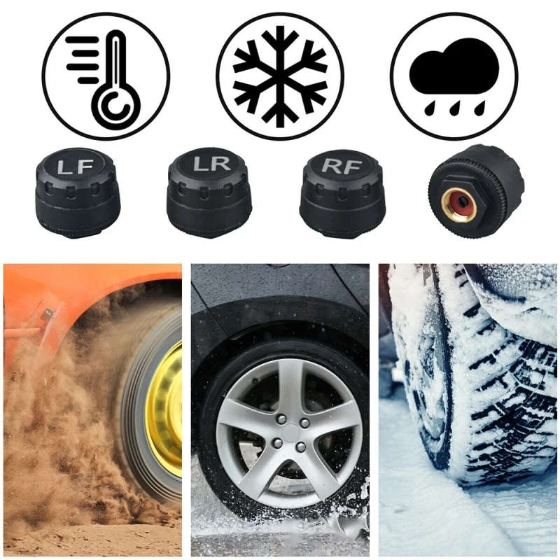 Vehicle-mounted Solar Wireless Tire Pressure Monitoring System