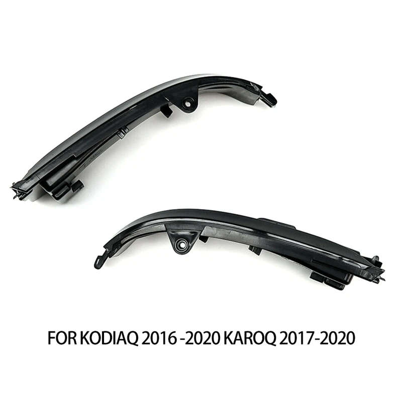 1 Pair Car LED Dynamic Turn Signal Light Side Wing Rearview Mirror Lamp for Skoda Kodiaq Karoq
