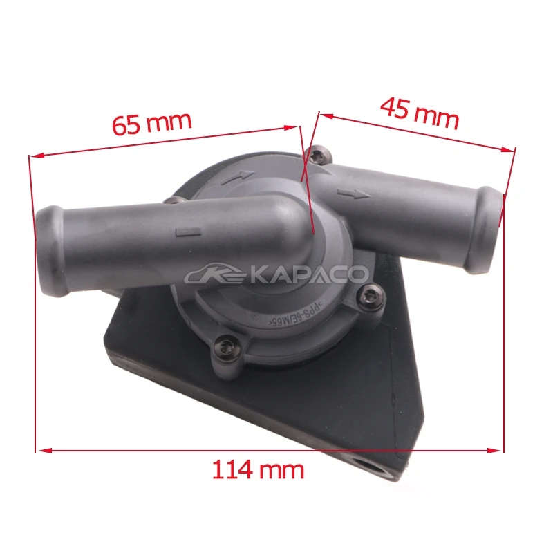 Auxiliary Secondary Water Pump 12V Blushless For Skoda Superb Audi A6 VW Passat Volkswagen