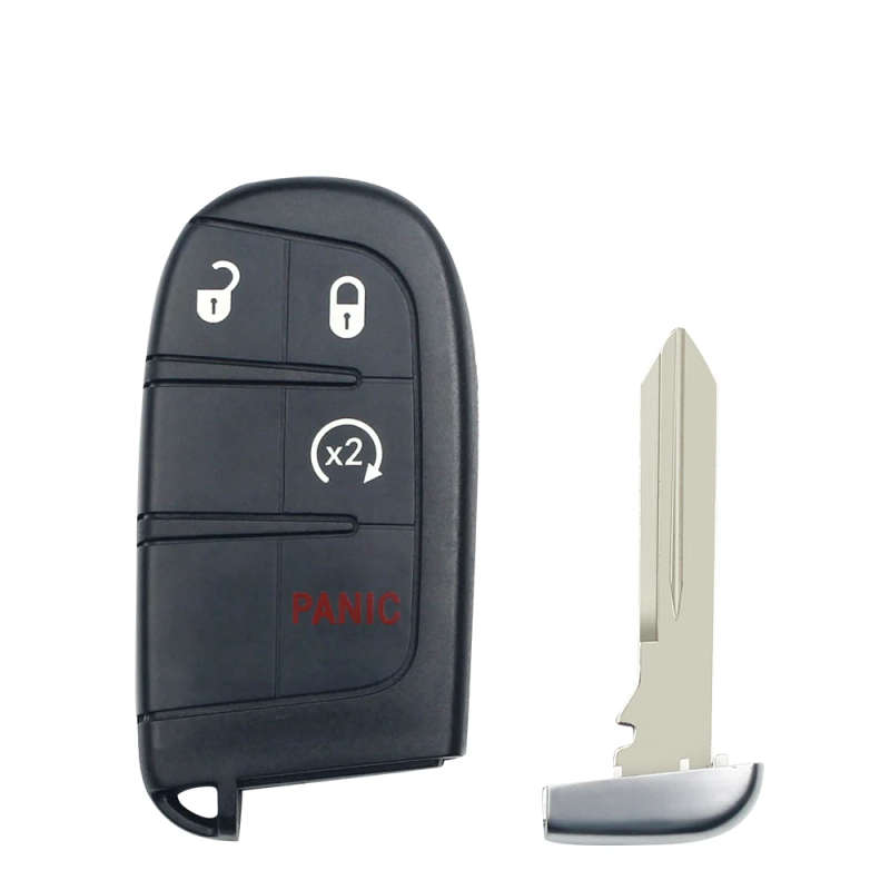 For DODGE/Chrysler/JEEP Grand Cherokee 4 Buttons Remote Car Key Fob 433MHz ID46 PCF7953 Chip