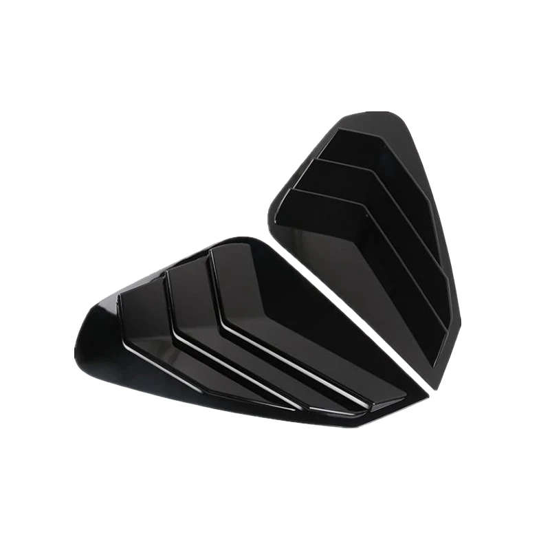 Car Rear Side Window Louvers Shutter Cover Blinds Scoop Air Vent Cover Trim for Toyota RAV4 2019-21