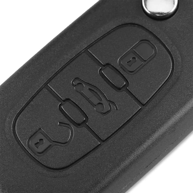 Car Keyless Entry Case Flip Folding Remote Key 433MHz with ID46 Chip HU83 Blade for Peugeot