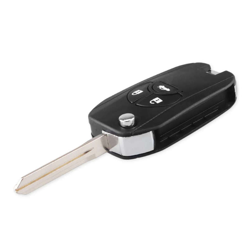 Flip Folding Remote Key Shell For Nissan Sylphy Switch Blade Fob Uncut Blank Key Case Cover