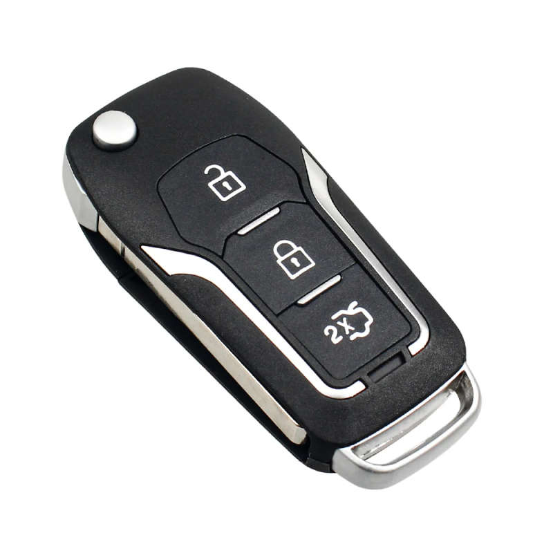 Flip Key Car Remote For Ford Fusion Focus Mondeo Fiesta Galaxy HU101 Blade 433MHz 4D63/4D60 Chip