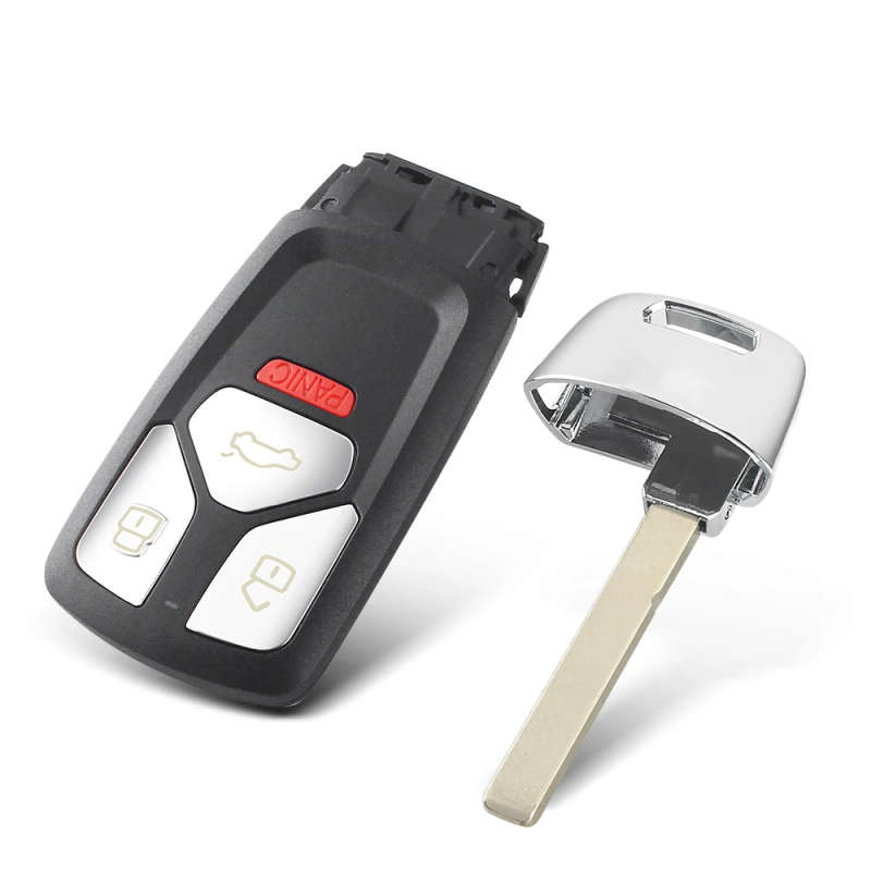 3/4 Buttons 315/433Mhz For Audi TT A4 A5 Q5 Q7 S5 SQ5 2016-2019 Smart Car Keyless Remote Key Fob