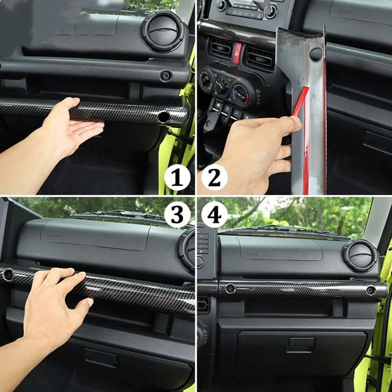 Car Central Control Handle Cover Decoration Trim For Suzuki Jimny 2019-22 Accessories