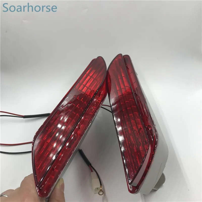 For BYD F3 Rear Bumper Reflector Lamp Tail Brake Light Rear Fog Lights