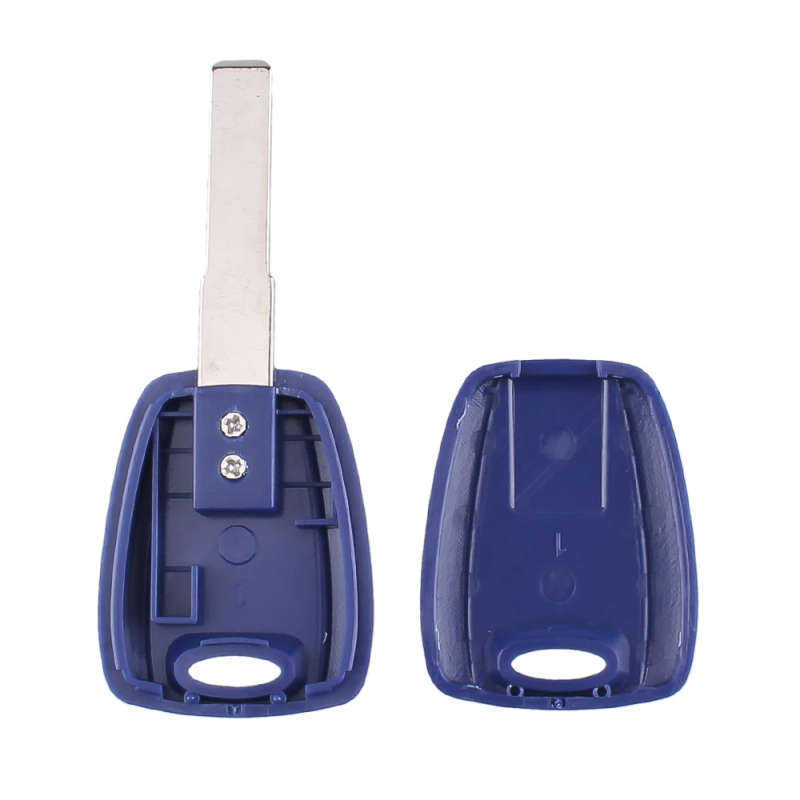 Key Case Blank Shell Fit For Fiat 500 Ducato Transponder Uncut Blade ID48/T5 Chip