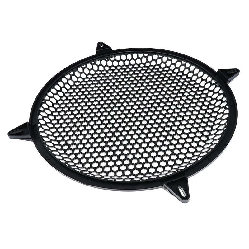 2 Pcs Subwoofer Grid Car Speaker Amplifier Grill Cover Mesh - 8 Inch & 10 Inch