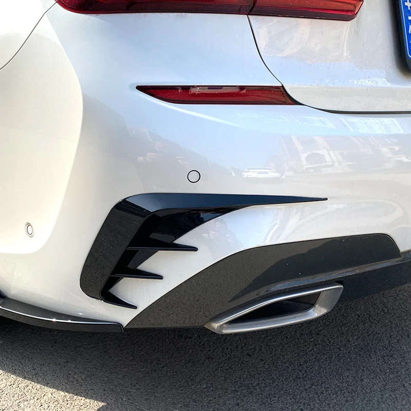 G20 Rear Bumper Lip Spoiler Side Air Vent Outlet Cover Trim for -BMW 3 Series G20 M Sport 320I