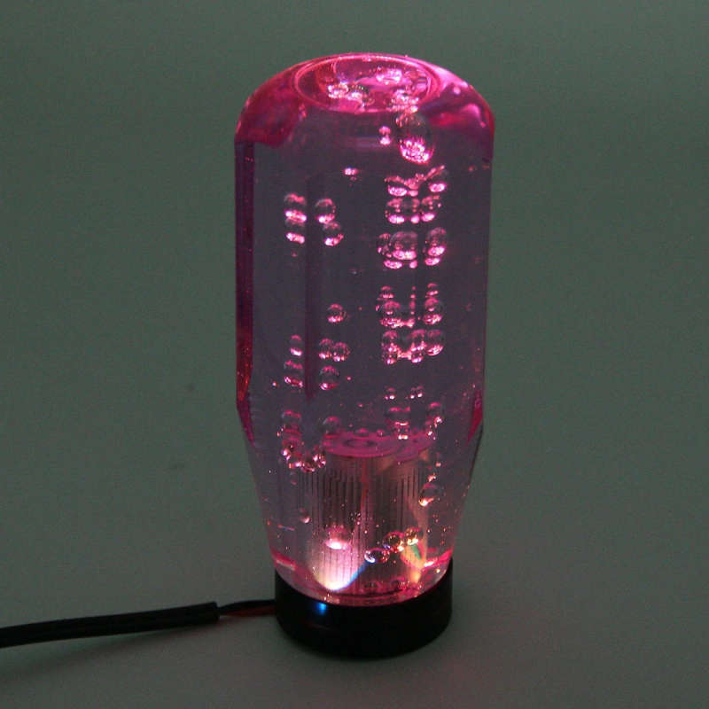 Crystal Car Breathing Racing Dash LED Magic Lamp Gear Head Shift Knob with Base
